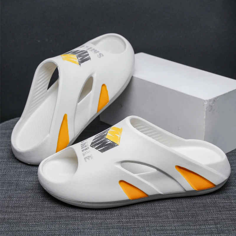 

Мужские летние пляжные спортивные сандалии на открытом воздухе, сандалии без шнуровки, новые мужские сандалии на толстой подошве с удобным ощущением