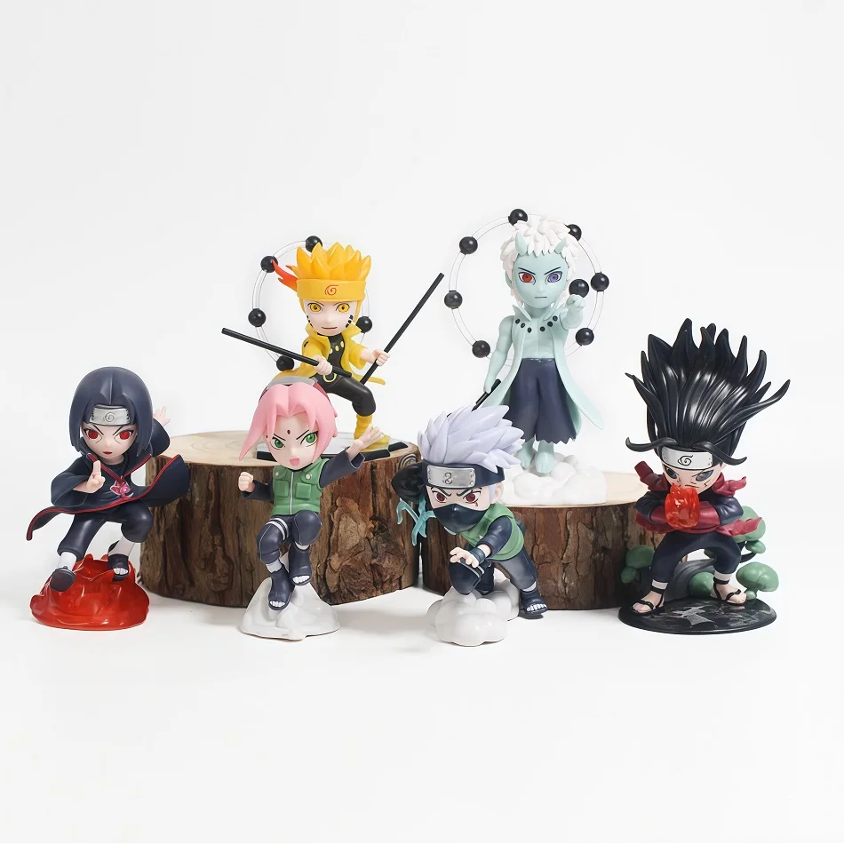 Anime Naruto Blind Box Modellfigur 1-12 Stück NARUTO Ninkai Taisen Serie Figur PVC Desktop Sammlerstück Spielzeugpuppe Geburtstagsgeschenk – Detail 17