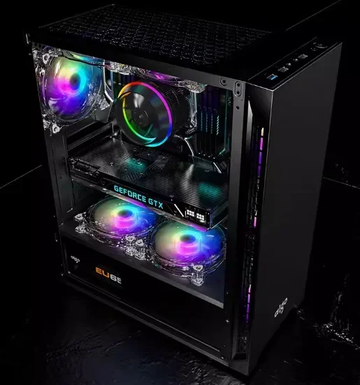 High-End Custom Gaming PC I9/I7/RTX 4090/4070 24GB Graphics Card 2TB SSD 1TB Hard Drive 8GB Memory Win11 UK Business LCD