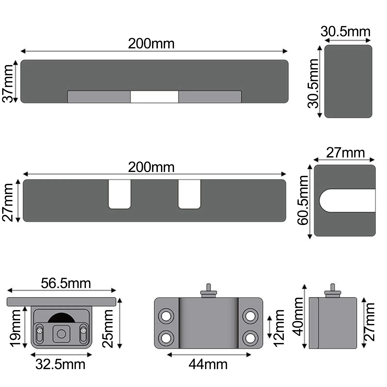 

Silent Closing Door Closer Damping Buffer System Safe Closure for Wooden Doors Easy Installation and Operation