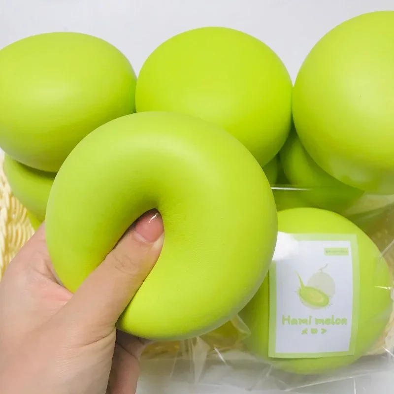 Cantaloupe Flavor Daifuku Cake Slow Rebound Decompression Vent Toy Squishy Slow Rising Toy