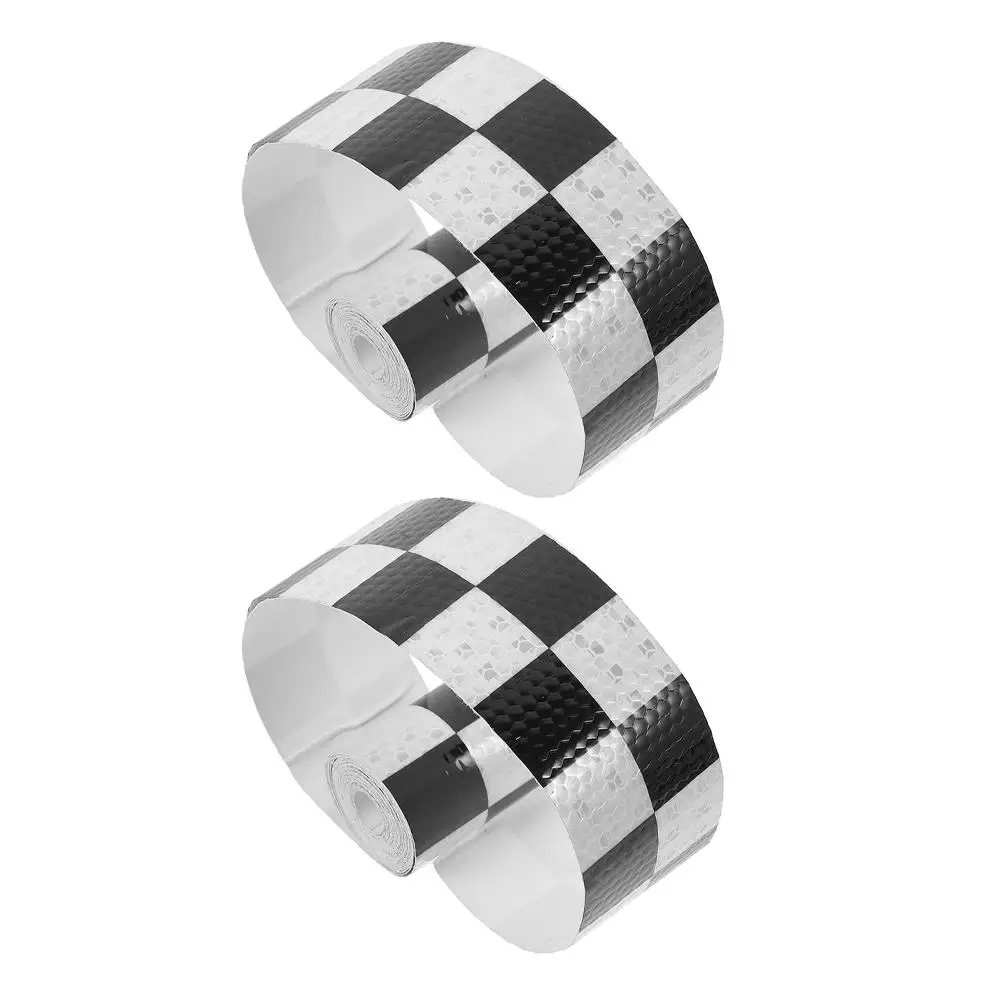 

2 Rolls Reflective Warning Stickers Durable Strong Adhesion Waterproof Trailer Reflectors Safety Markings