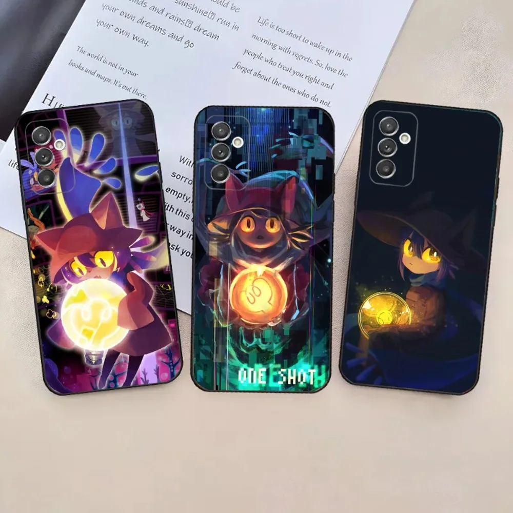 

Game One Shot Niko Phone Case For Samsung Galaxy A20,A21s,A22,A31,A32,A52,A53,A72,73,A80,A91 Soft Black Phone Cover