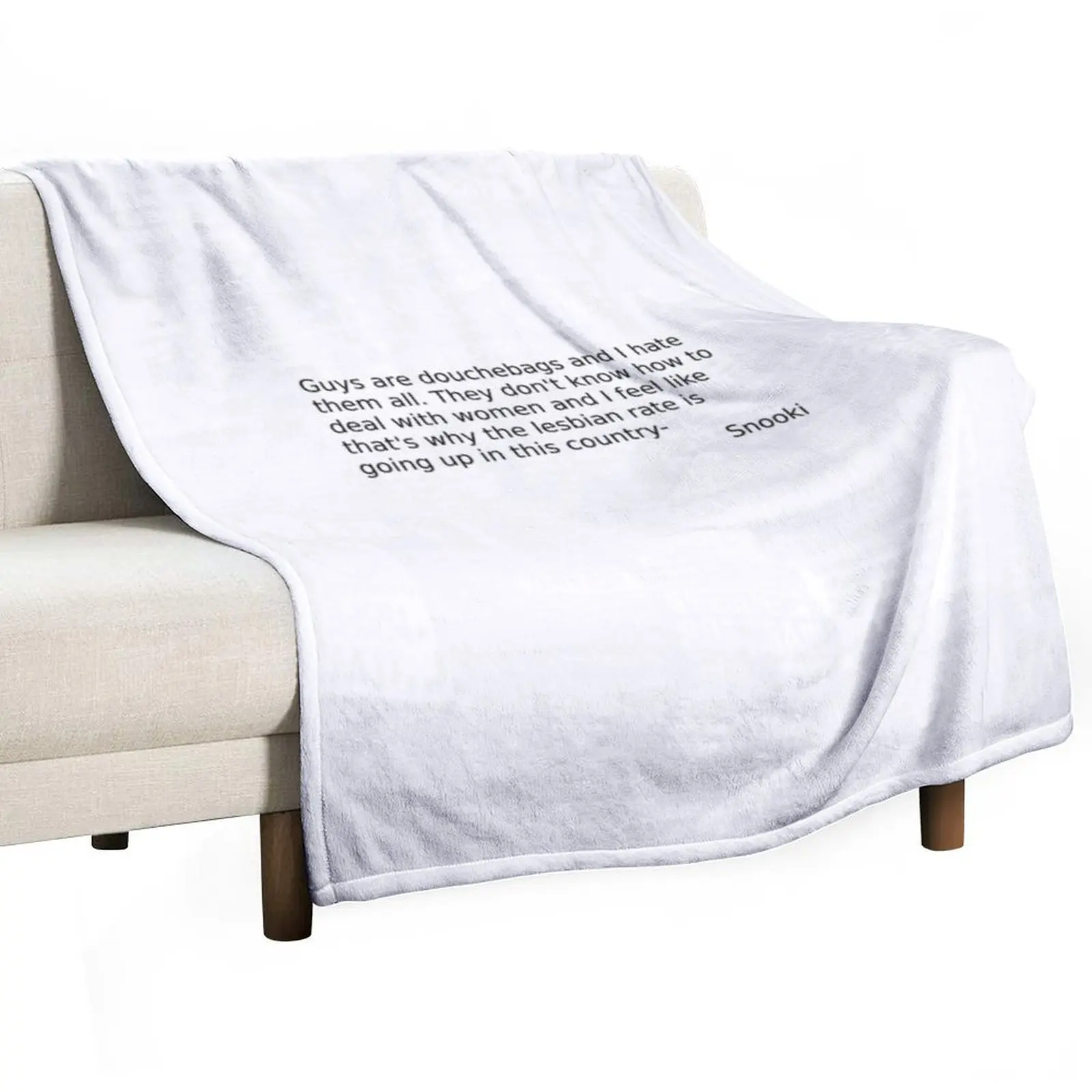 

Snooki quote Throw Blanket Soft Plush Plaid christmas gifts for winter Blankets
