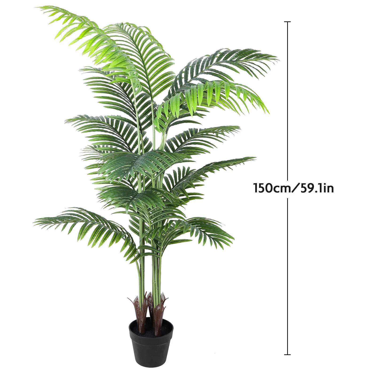 Large Artificial Plants Scattered Tail Palm Tree Plant Banana Leaves Home Garden Decoration Accessories Fake Plant Bonsai Tree