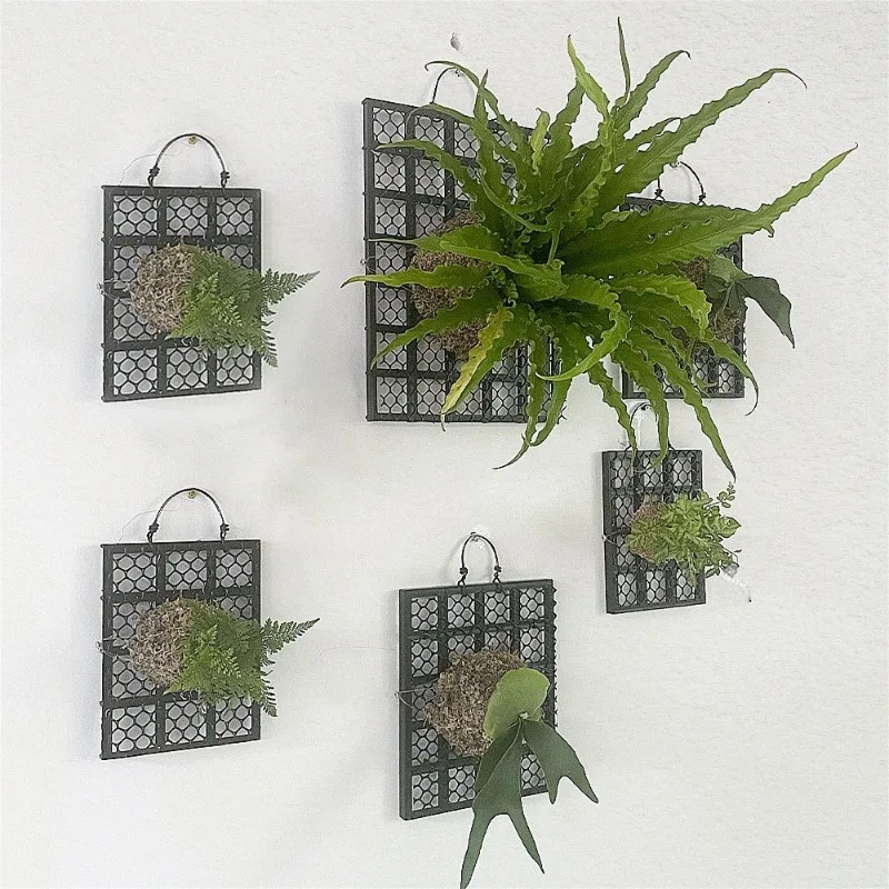 Black Thickened Staghorn Fern Board Orchid Fern Dendrobium Planting Board Plant Bed Board Plastic Gardening Hanging Board