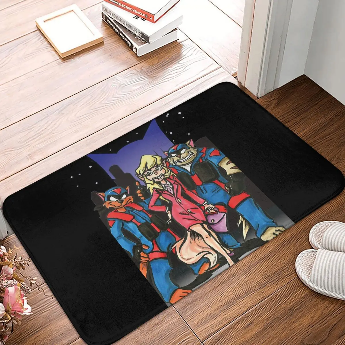 Swat Kats Non-slip Doormat Kitchen Mat Partner Balcony Carpet Welcome Rug Indoor Decorative