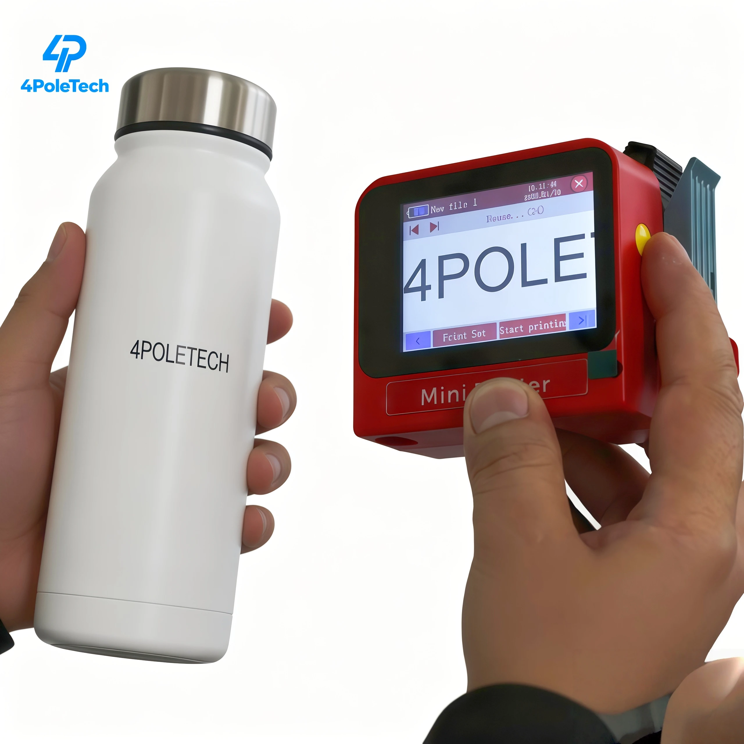12.7MM Factory Price Expiry Date Number Logo Coding Machine Handheld Inkjet Printer For Plastic Metal Carton