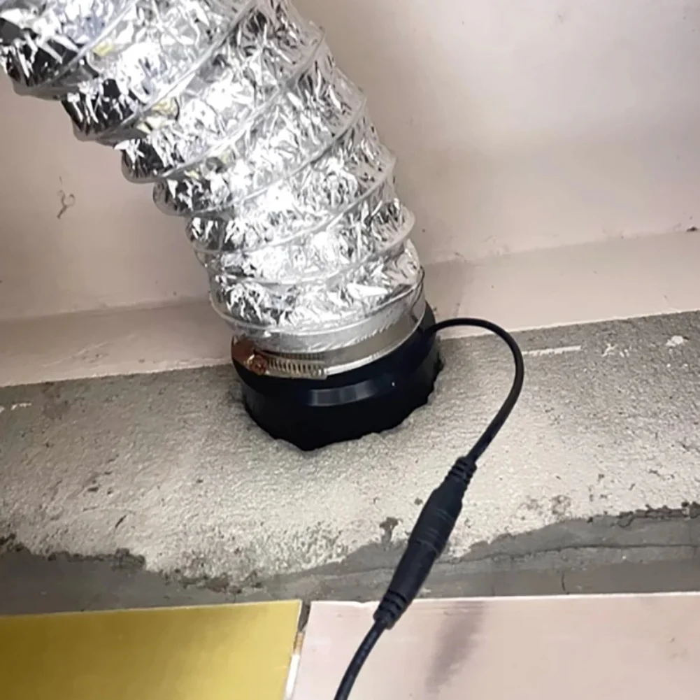 

1 шт., 12 В, 50 мм, 2-дюймовый маленький мощный вытяжной вентилятор, бесшумный вытяжной вентилятор для ванной комнаты, кухонный туалет, настенный вытяжной канальный вентилятор