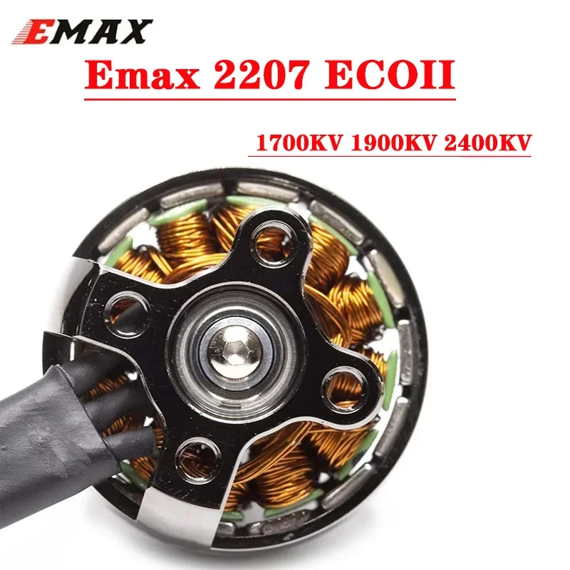 EMAX ECO II Series ECOII 2207 Motor 6S 1700KV 1900KV   Brushless Motor for RC FPV Racing Drone 4k Quadcopter Toy