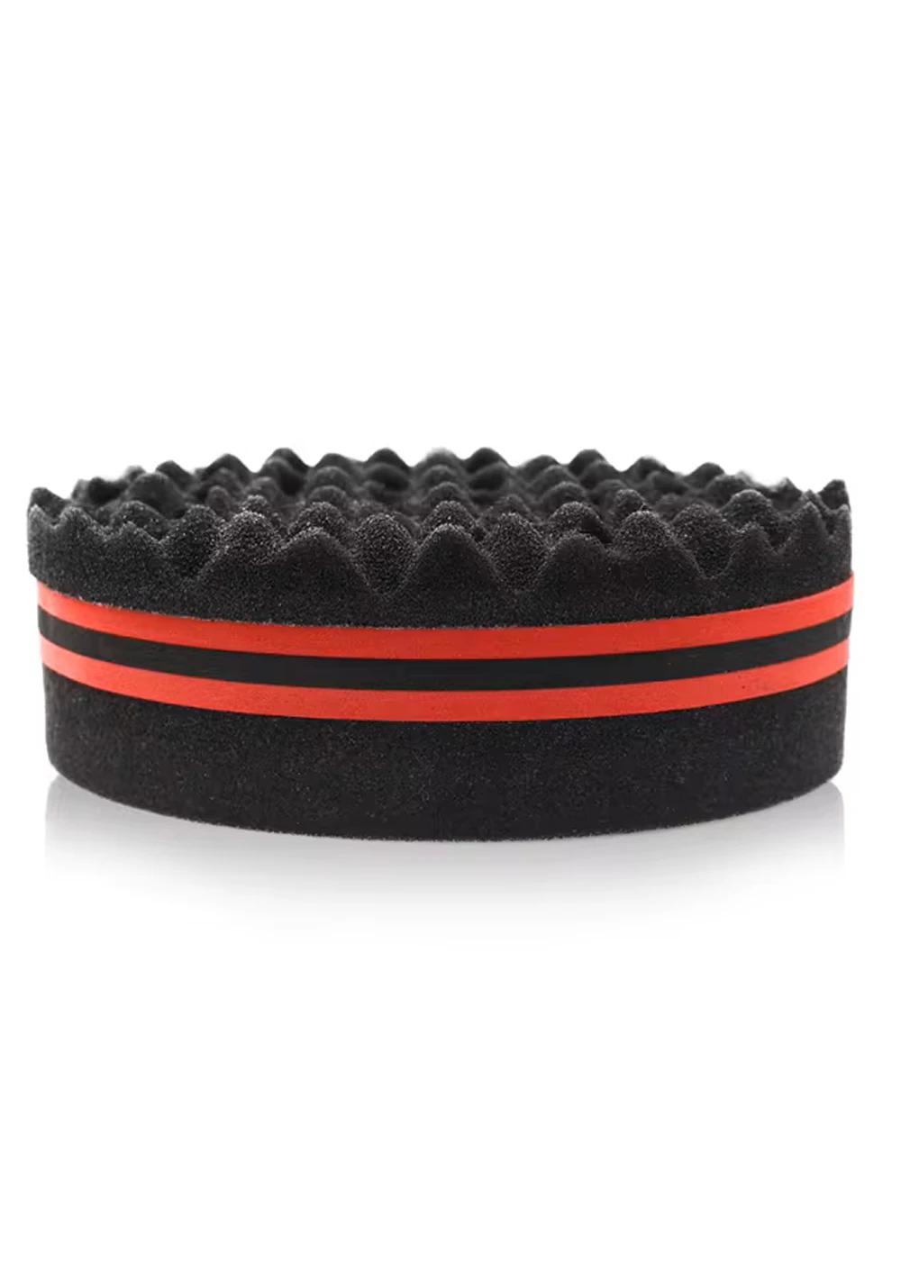 1pc double-sided brush sponge hair salon styling oval perforated curly hair sponge wave styling tool Special for real hair wigs image 6