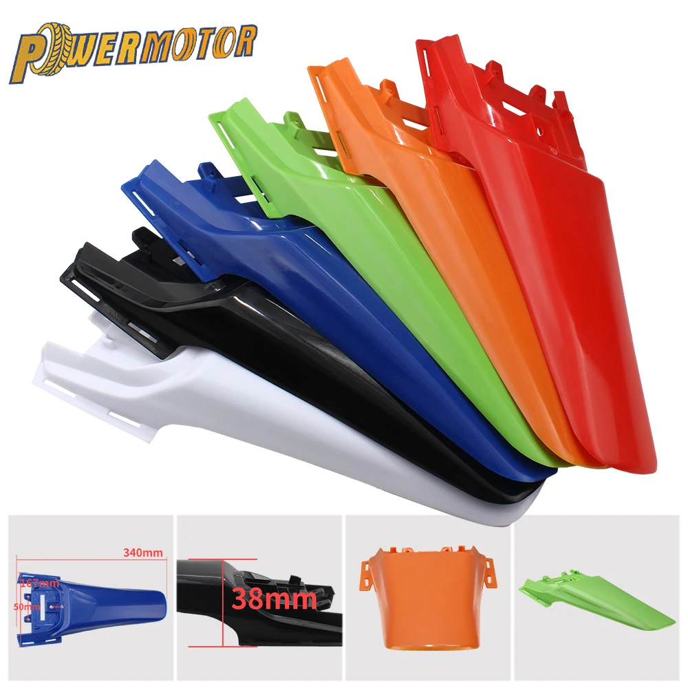 Motorcycle Rear Fender 50cc Mini Moto Pit Bike Mudguard for Honda CRF50 Motocross Extended Longer Modification Accessories