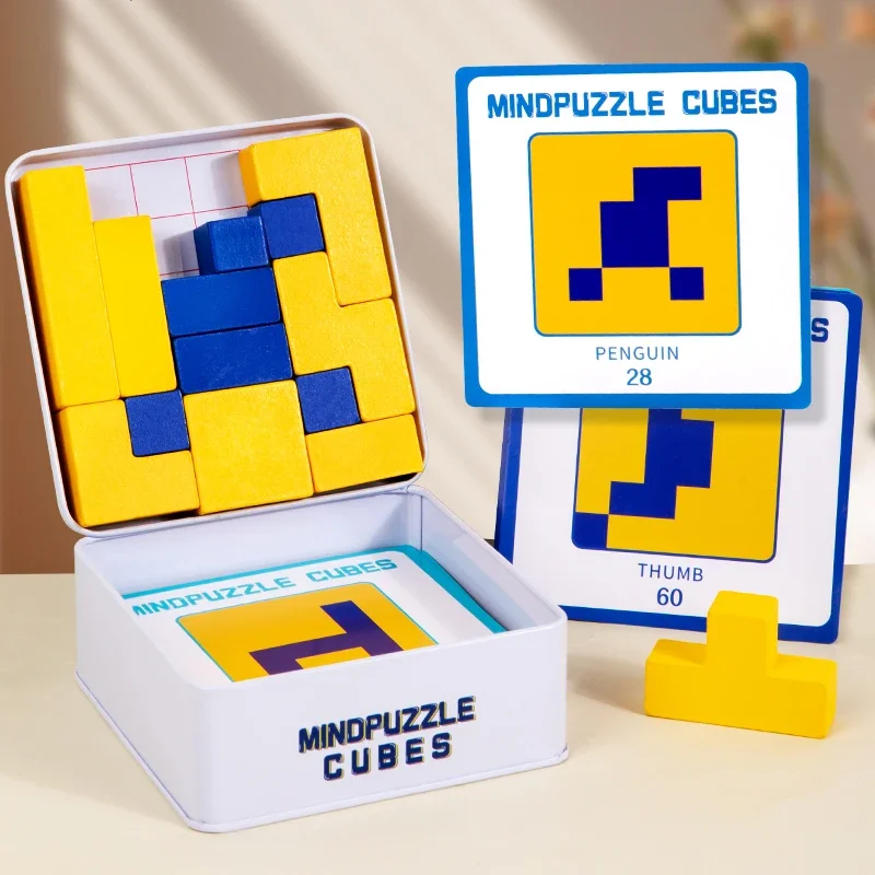 

Children Wooden Blocks Educational Toys for Shape-based Hands-on Mind-stimulating Learning Tabletop Game