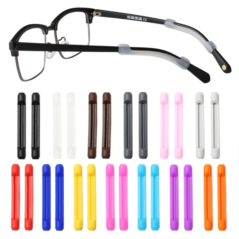 High Quality Eyewear Anti Slip Silicone Ear Hook Temple Tip Holder Eye Glasses Accessories Sunglasses Leg Covers Ear Hooks