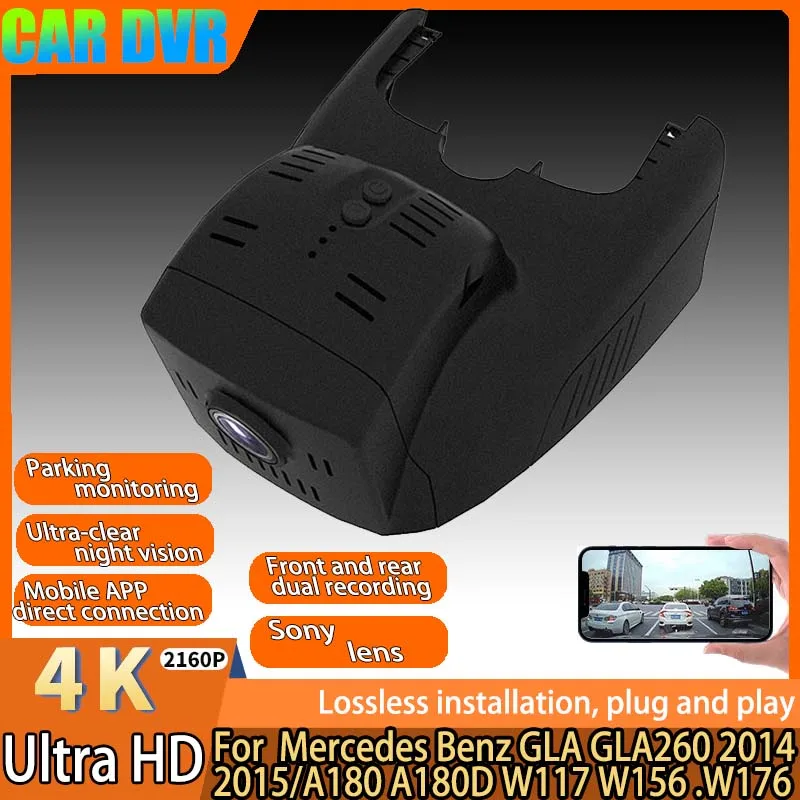 camera-embarquee-wifi-4k-plug-and-play-installation-facile-pour-mercedes-benz-gla-gla260-2014-2015-a180-a180d-w117-w156-w176