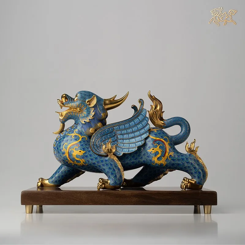 2022 National treasure Cloisonne Royal Dragon PI XIU HOME company business bring wealth money GOOD LUCK # A1 LINK