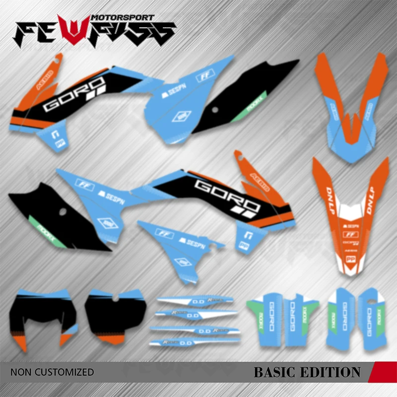 

Fewfuss Motorcycle Graphics Decals Stickers Kits For KTM SX SXF 2013 2014 2015 EXC XCW 2014 2015 2016 Number Name Custom