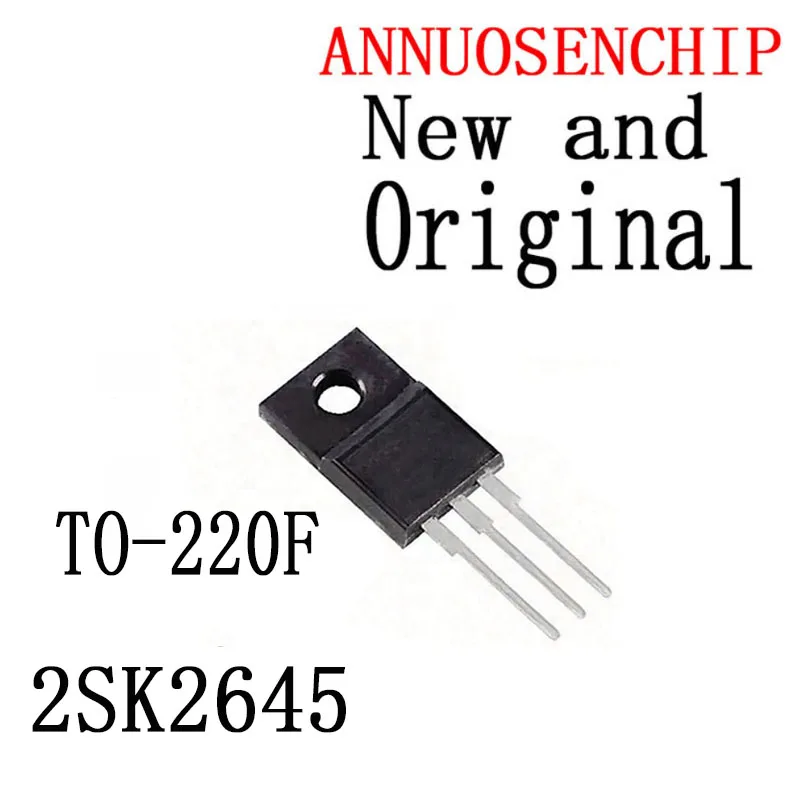 10PCS New And Original TO-220F K2645 TO-220  600V 9A 1.2 TO220F MOSFET N-Channel Transistor 2SK2645