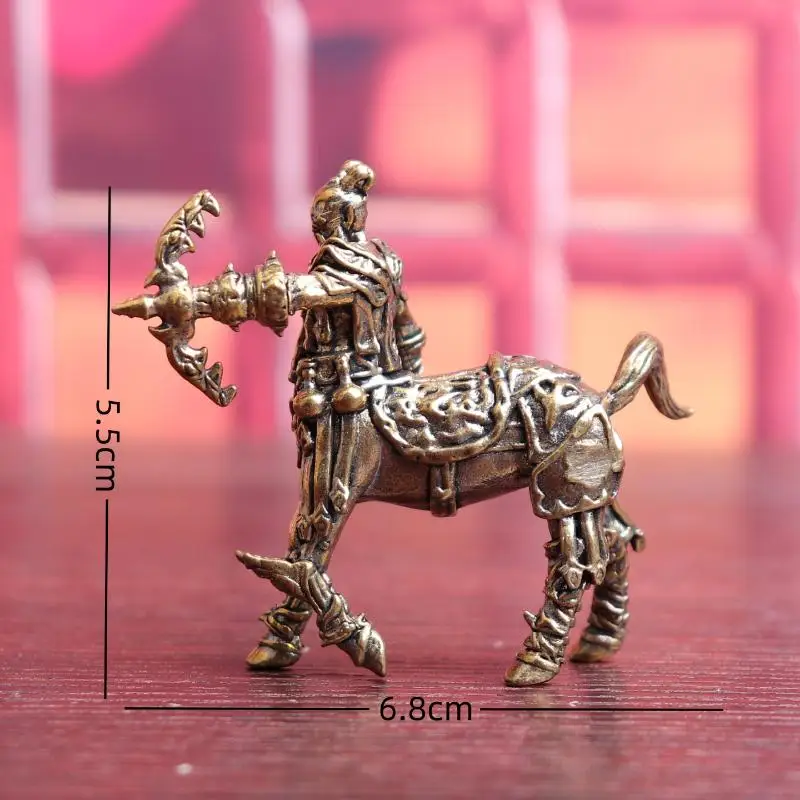Hot Sale Brass Material Centaur Horse Tail Ornament Craft Sagittarius Decoration Office Decoration