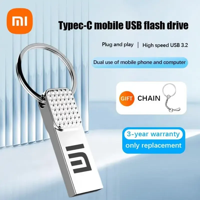 Mijia Original Xiaomi 2TB Usb Flash Drive 1TB USB 3.0 Pendrive Waterproof 256g USB Stick Flash Pen Drive 64GB For Phone Computer