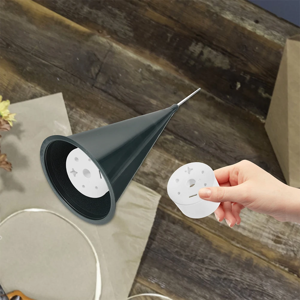 4 Pcs Vase Cemetery Holder Flower Arrangement Floral Grid for Artificial Arrangements Supplies Grave Beige Arranger Arrangers