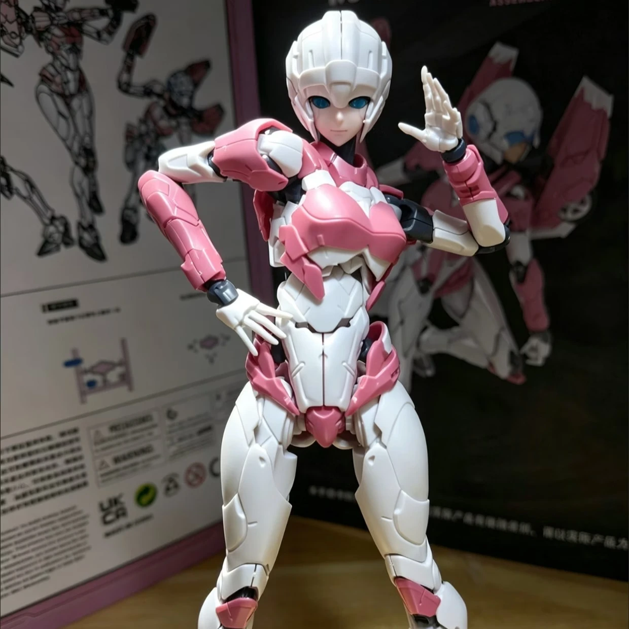 Transforming Robot Toy MD002B Dark Arcee MD002 Arcee Glue Free Assembling Model Action Figure Anime Hobbies Fantoys Gift view 5