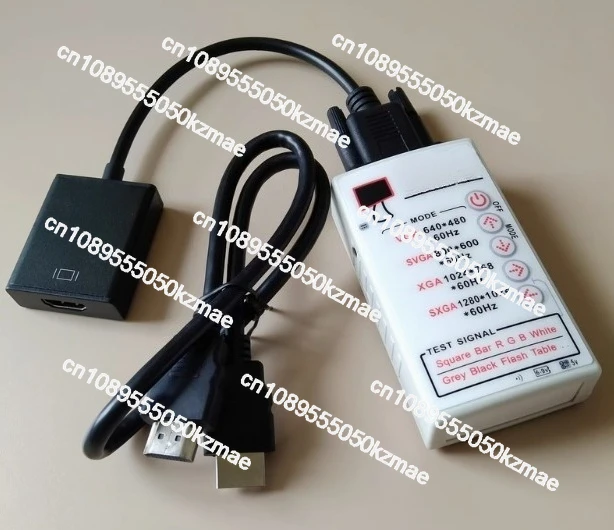 VGA Signal Generator for LCD/HDTV/Projector - Professional Display Screen Testing Tool, Video Pattern Source