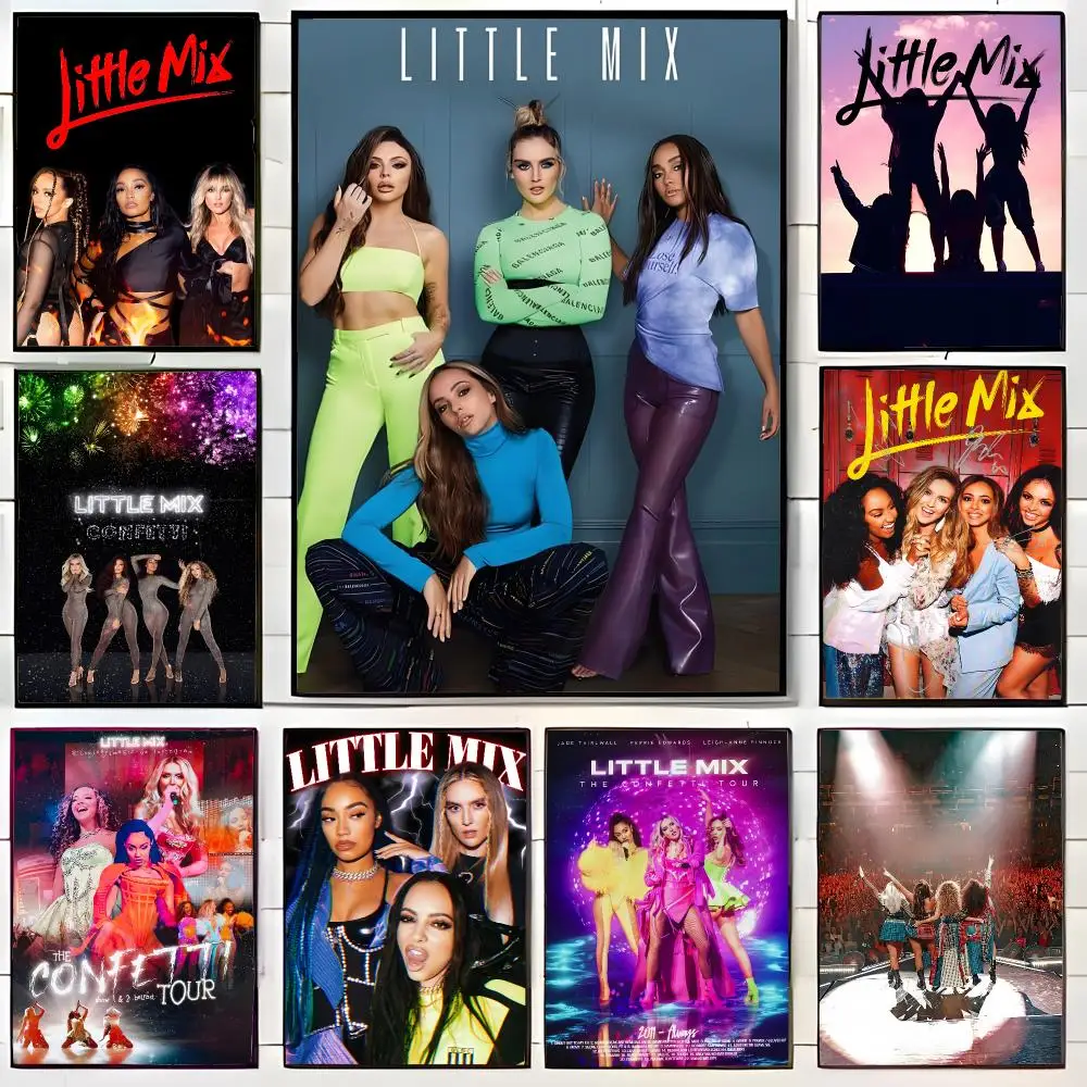 Powerful Girlgroup L-Little Mix Poster Wall Art Print Decorative Mural Home Decor Gift Unframed