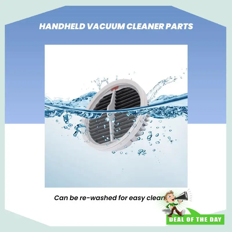 24-uurs levering HEPA-filter wasbaar voor Xiaomi Roidmi X20 / X30 / X30 / S2 / F8 Storm Pro draadloze stofzuiger