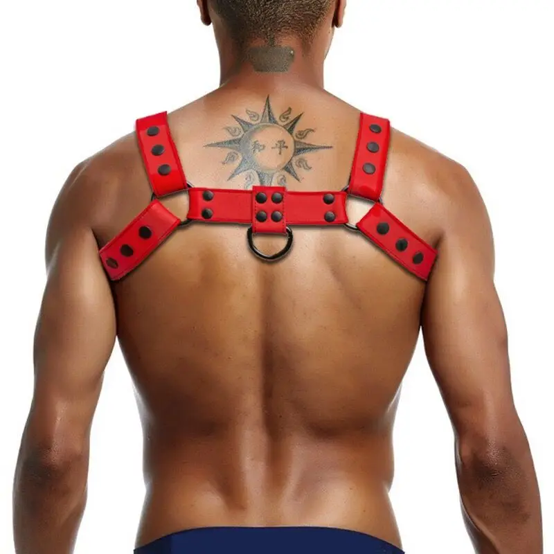 Arnês masculino gay sexy arnês de couro genuíno bdsm bondage brinquedos sexuais para casais corpo lingerie fetiche acessórios eróticos