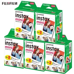 10/20/40/60/80/100 fogli Fuji Fujifilm Instax Mini 11 Film White Edge pellicole di carta fotografica per fotocamera istantanea Mini 9 8 7s 25 50s