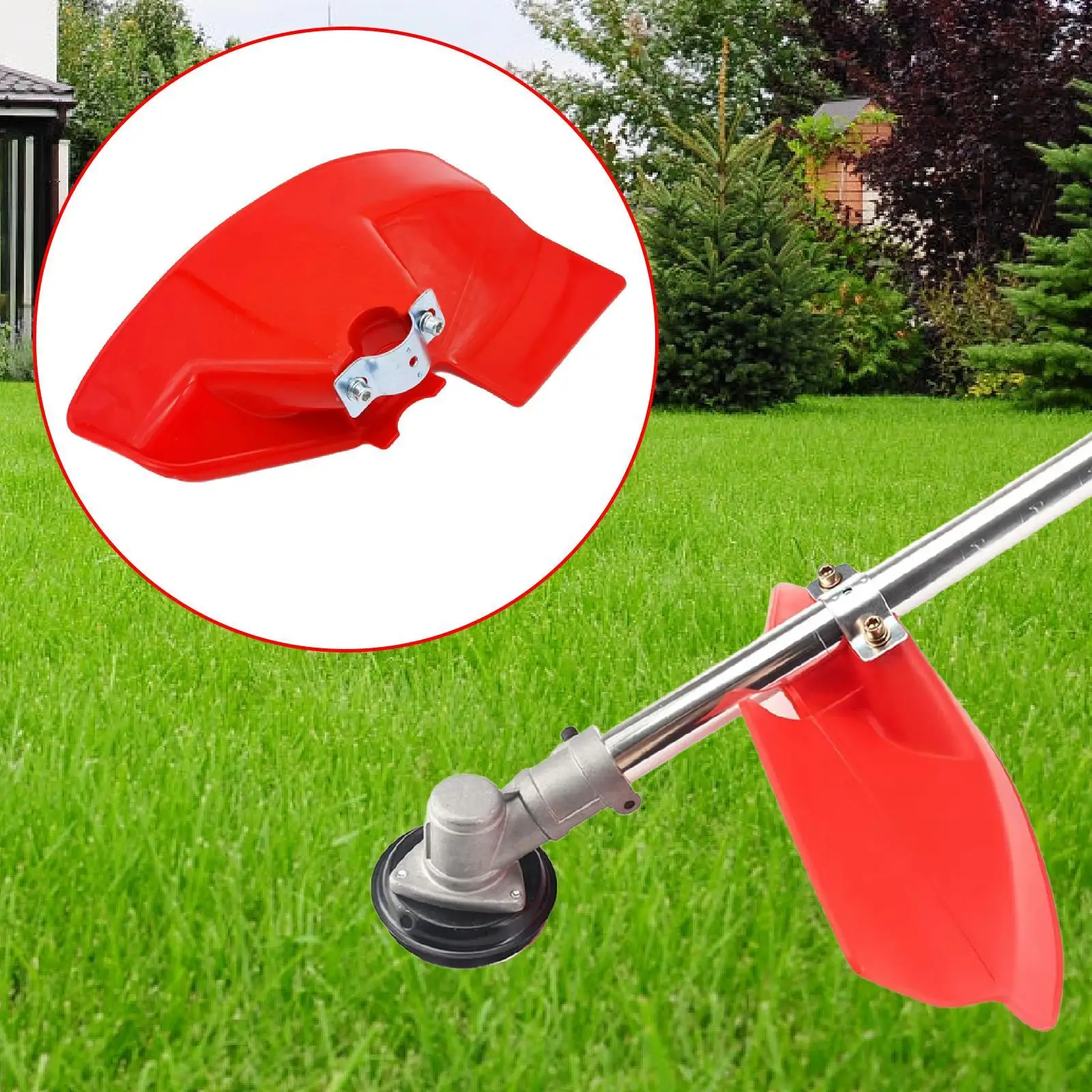 

Grass Shield/Guard Protective Cover Maintenance Easy Installation Replaces Brush Cutter Guard for Garden Lawn Farm Backyard Yard
