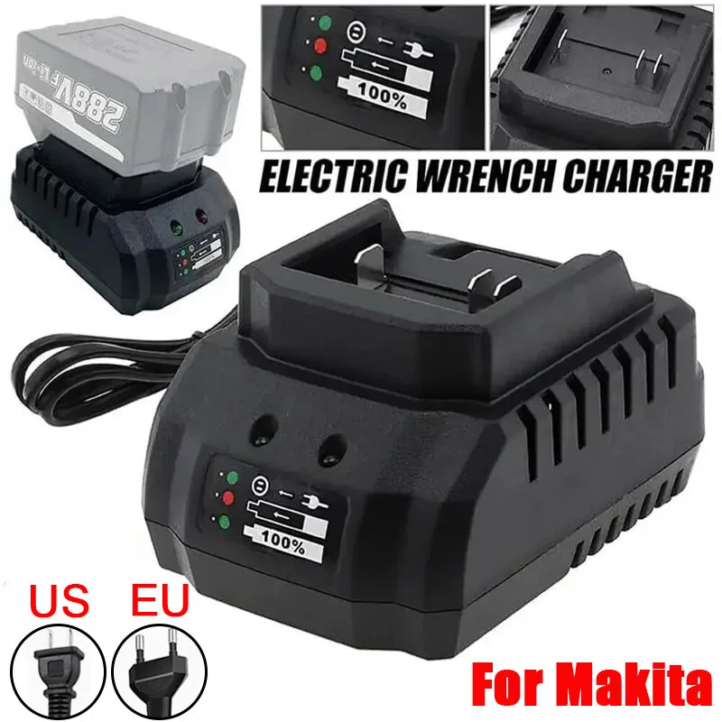 For Makita Model Charger 18V 21V EU/US Plug Electric Drill Electric Wrench Angle Grinder Charger Electric Tool Battery Charger