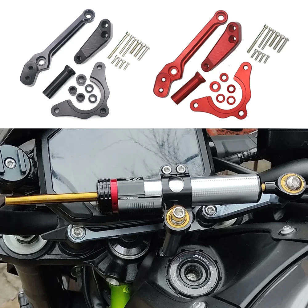 

Z900 Motorcycle Steering Stabilizer Damper Mounting For Kawasaki Z900 Z 900 2017 - 2022 Stabilize Steering Damper Mount Bracket