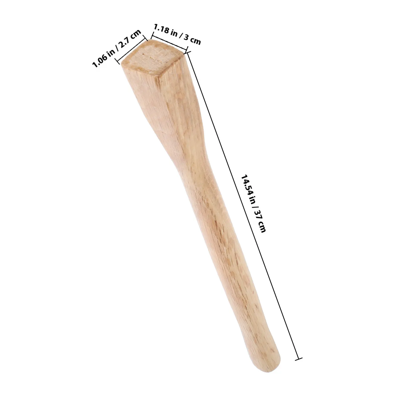 Wooden Wooden Handle For Hammer For Mechanic Workshop Tools Metalwork 39CM Versatile Stone Masonry Octagonal Sledge