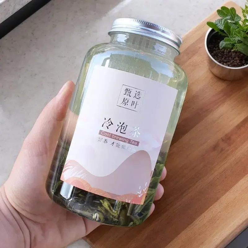 400/550/650/700/1000 مللي زجاجة شاي بلاستيكية للاستعمال مرة واحدة PET شفافة مقاومة درجات الحرارة العالية زجاجة المشروبات الباردة التجارية