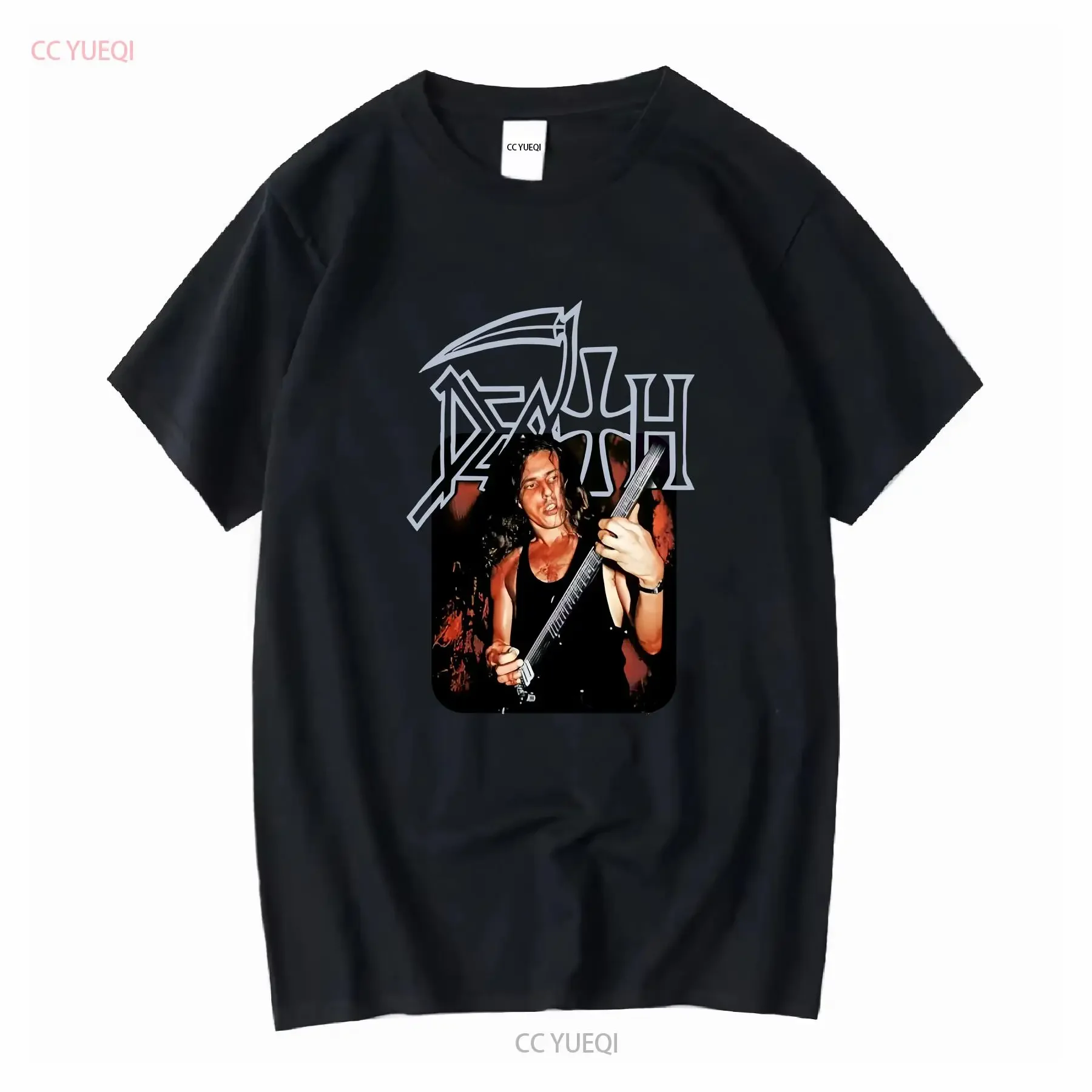 Death Chuck Schuldiner Black All Size T Shirt long or short sleeves vintage Washed Comfortable streetwear Casual