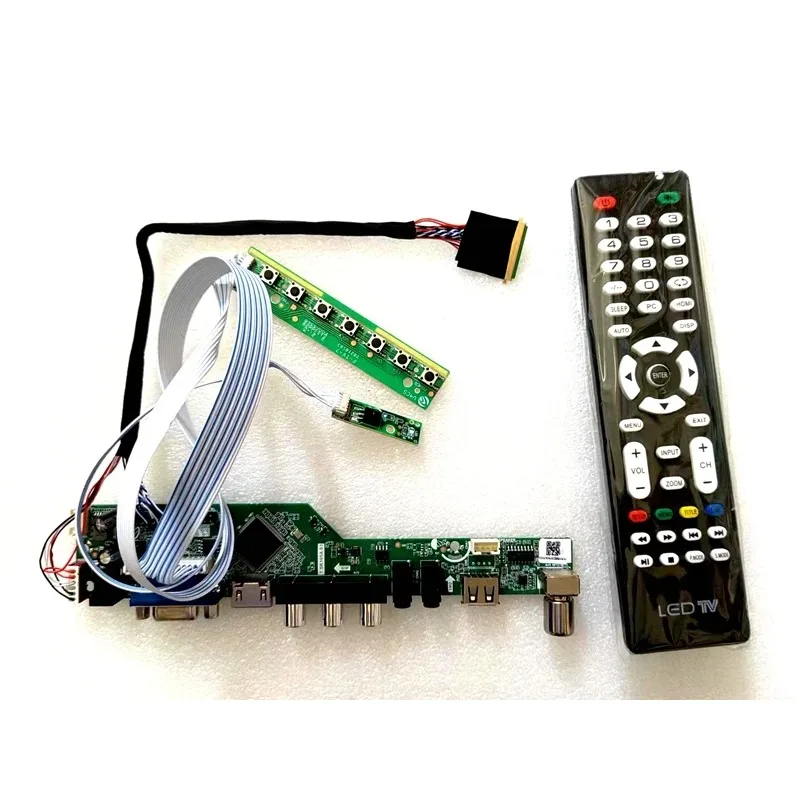Controller Board Kit for 10.1 Inch HSD100IFW1 1024x600 HSD100IFW1-A00 TV+HDMI+VGA+AV+USB LCD LED screen Driver Board