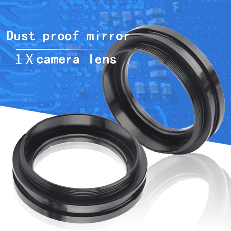 WD165 0.5X 0.7X 1.0X 2.0X Auxiliary Objects Lens Microscope Camera Lens For Trinocular Stereo Zoom Microscope Barlow Glass Lens