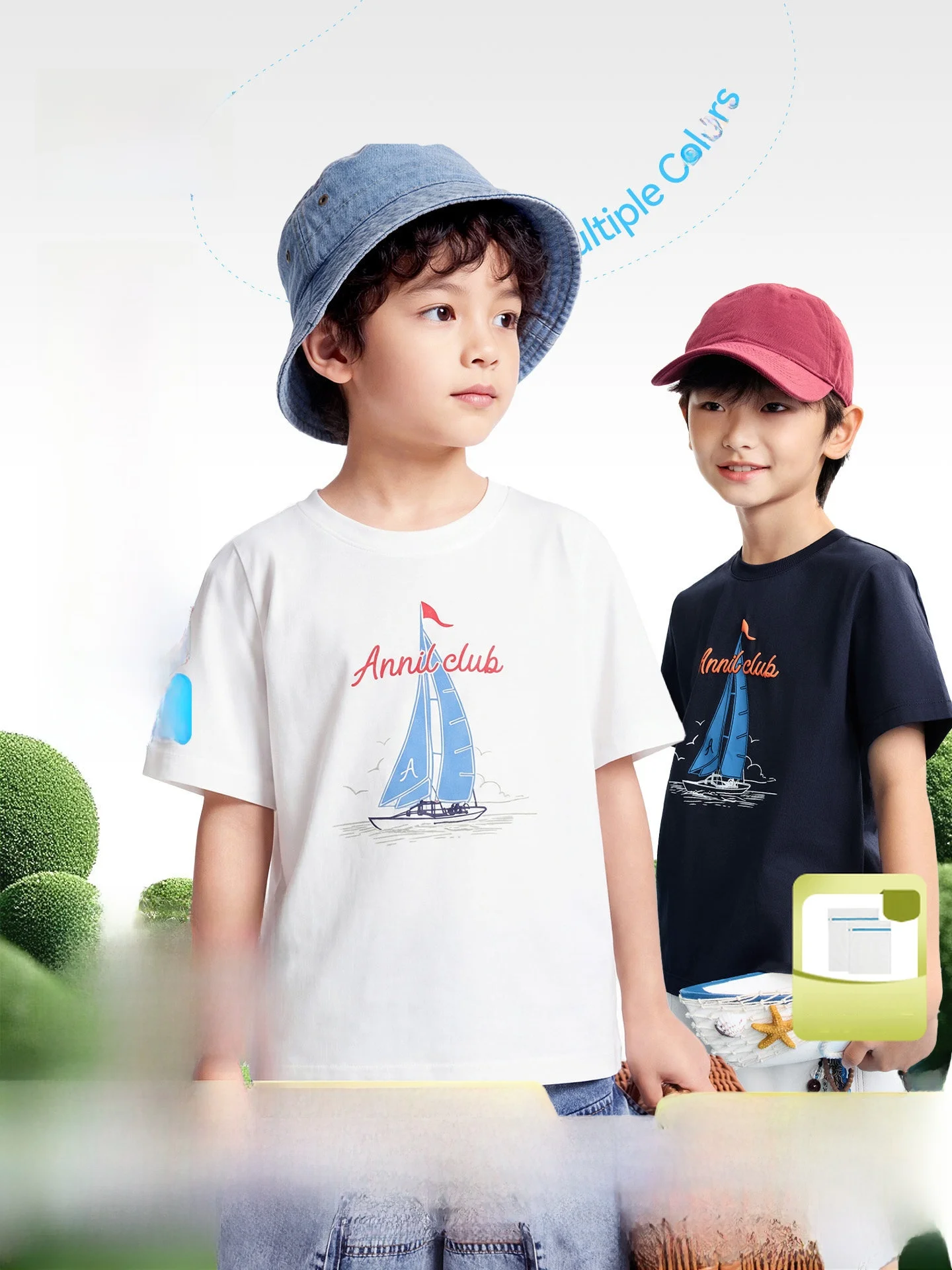 quick-dry-cotton-t-shirt-annil-kids-round-neck-short-sleeve-casual-sporty-breathable-children's-wear-for-boys-summer-new-arrival