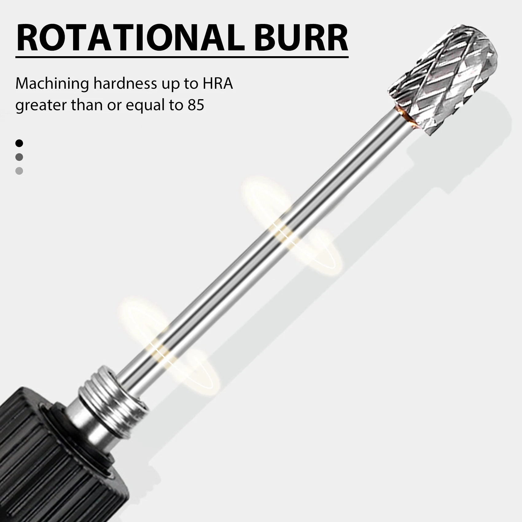 Longo Duplo Corte Tungstênio Carbide Rotary Burrs Set, Shank Twist Broca para Ferramentas Rotativas, 1/8 ", 3mm, 4", 10 Pcs