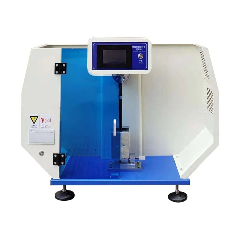 Determination of impact toughness of plastics and ceramics Pendulum impact testing machine Digital cantilever beam Simply