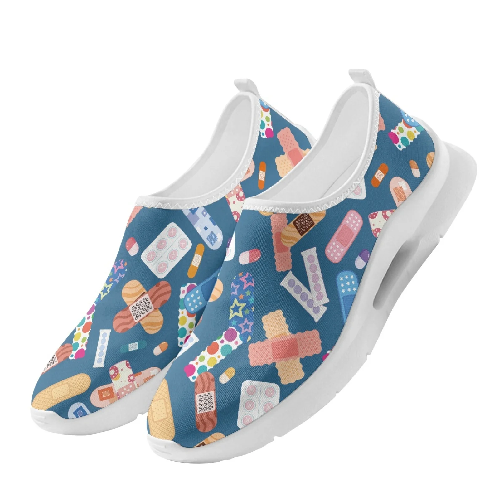 XIXIRIMIDO Women's Slip-on Wide-toed Shoe Nurse Shoes Men's Sneakers and Casual Shoes Zapatillas de Mujer Soft Sport Healthcare view 5