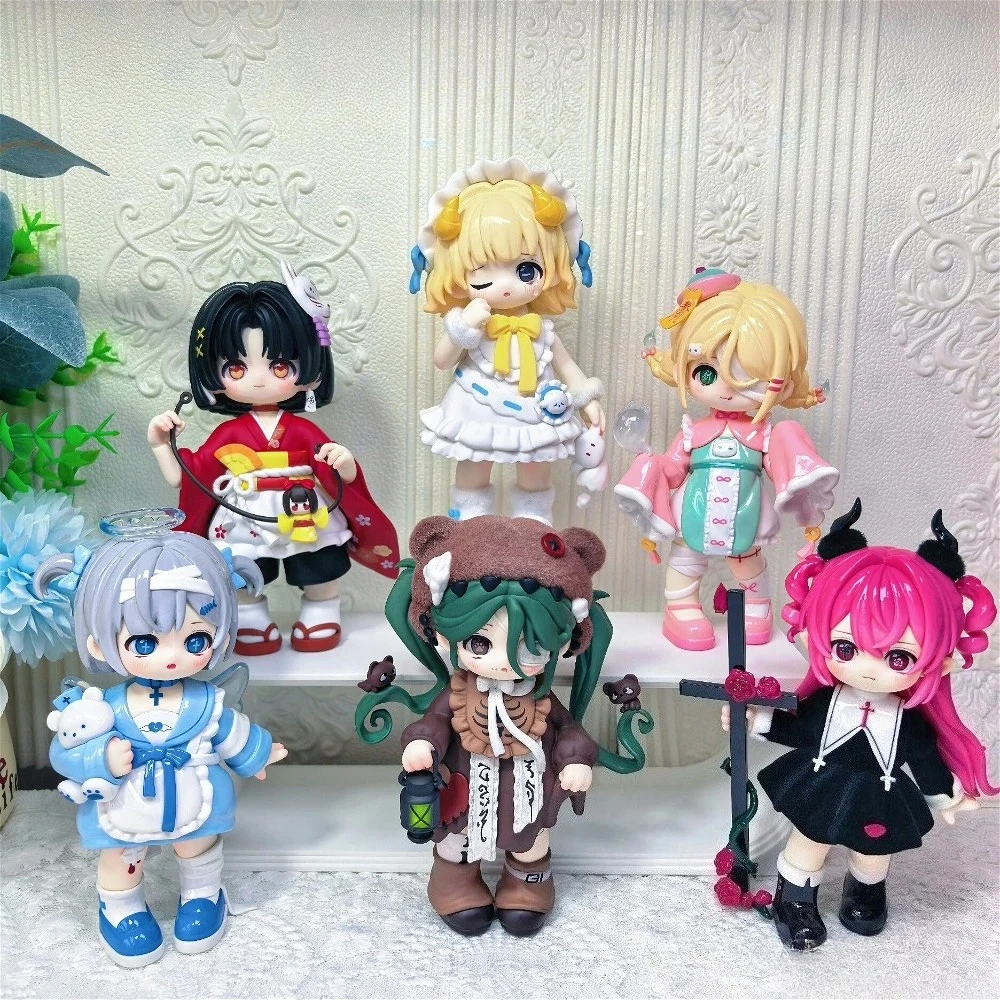 

MIYA Critical Point of The Heart Figure Blind Box Cute Anime Peripherals Desktop Ornament Doll Trendy Surprise Bag Toy Girl Gift