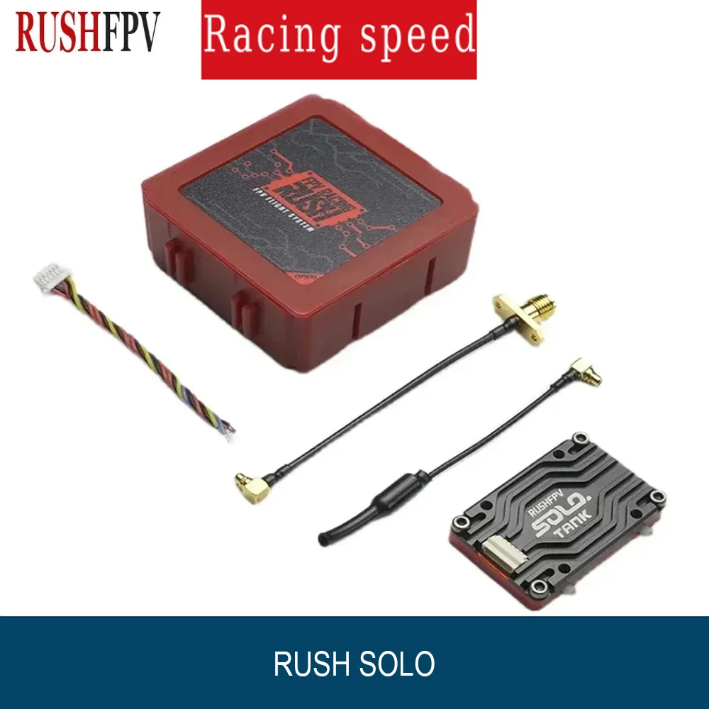 RUSH Solo Tank 5.8G 1.6W VTX CNC SmartAudio 48CH Built-in Mic for FPV Drone Long Range