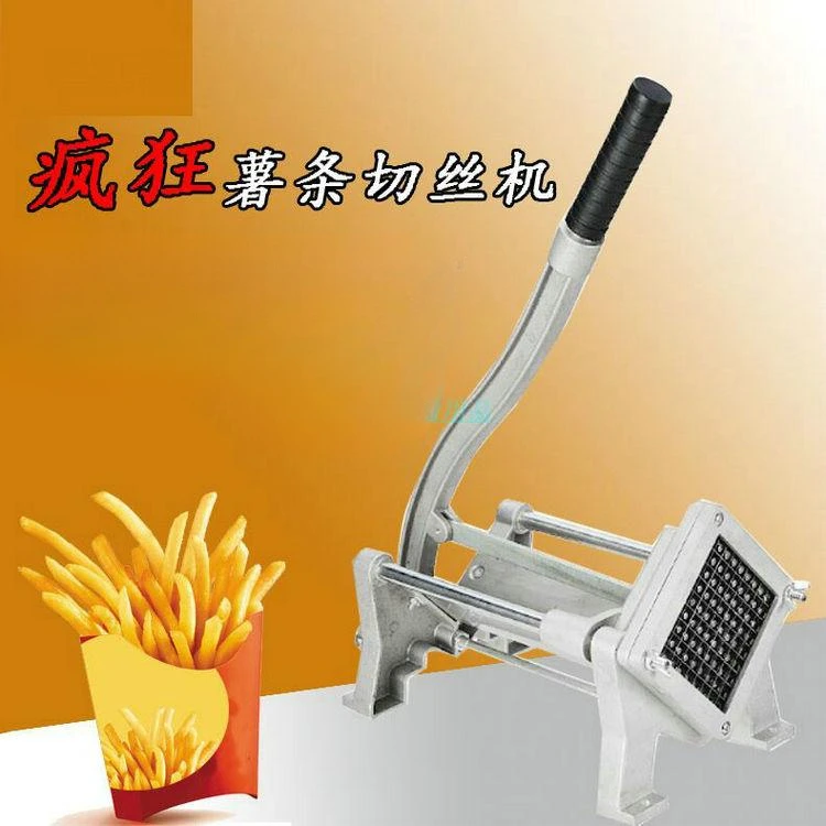 French fry making and processing machine with multiple functions capable of cutting various fruits and vegetables