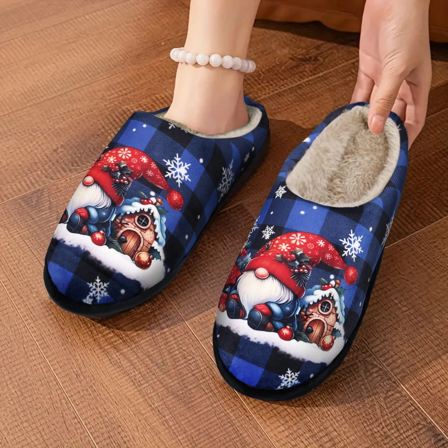 

Women's Slippers Indoor/Outdoor, Soft Memory Foam House slippers, Comfy Fuzzy House Shoes, Wenter Warm Women's Bedroom Slippers