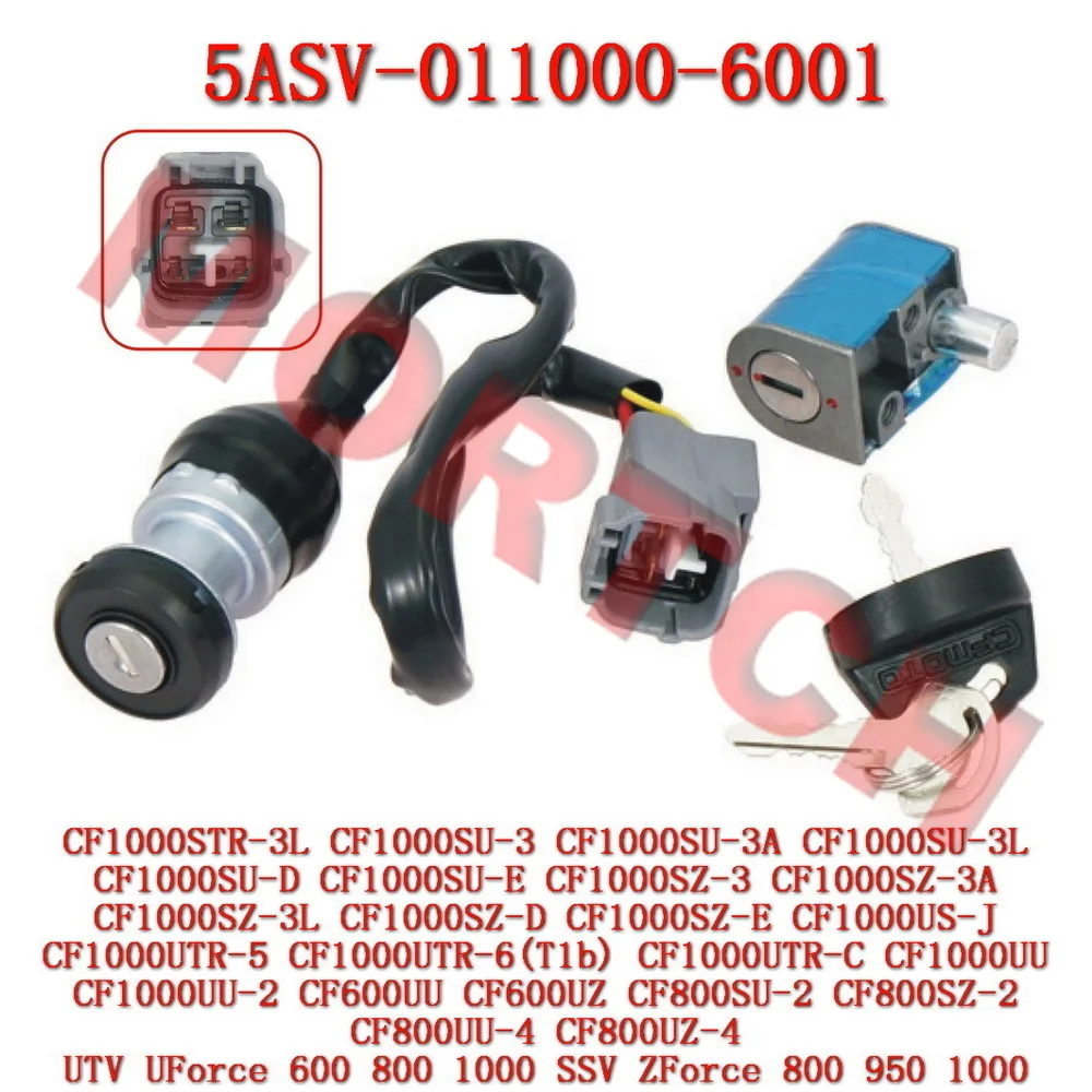 

Переключатель блокировки Assy 5ASV-011000-6001 ключ зажигания для CFMoto UTV UForce 800 600 CF600UU CF600UZ CF800UU-4 1000 CF1000UU