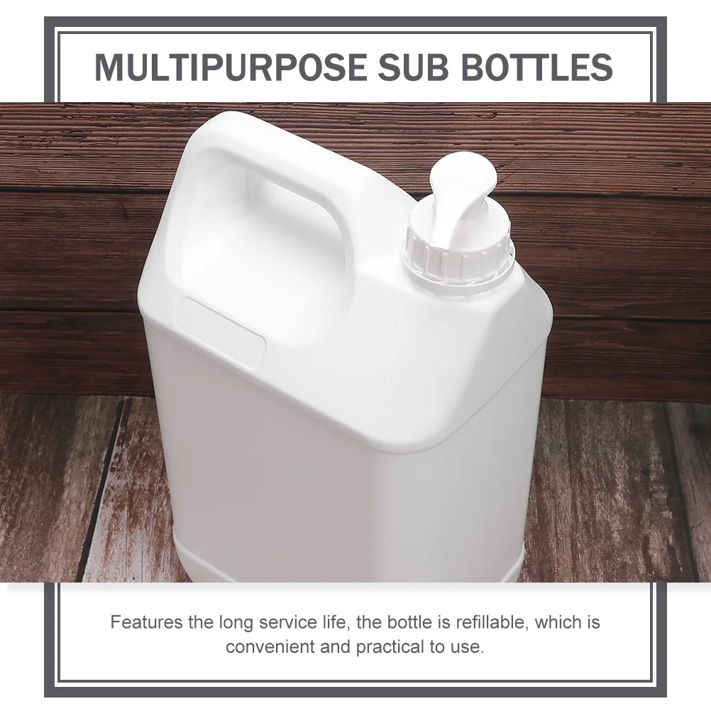 

Laundry Detergent Pump Bottle 1 Gallon Capacity Refillable Container for Shower Gel Shampoo Lotion Dormitory Restaurant