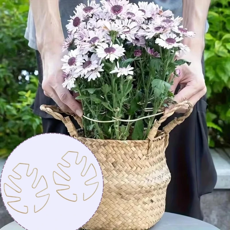 

Hanging Plant Stand Flower Stem Support Fixer Plant Stem Support Clips Plants Anti-Toppling Fixing Stand Flowerpot Decoration